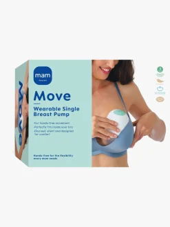 MAM Amning-Move Wearable Single Brystpumpe, White