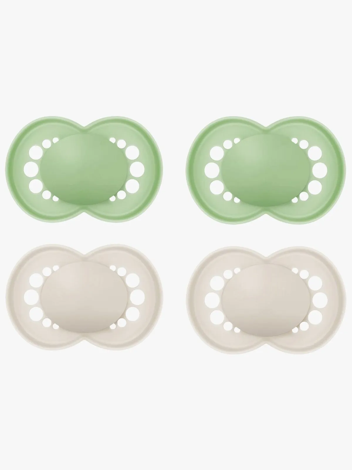 MAM Sutter & Suttesnore-Original Naturgummi Sutter 6-16m & 16-36m 4-pak, Neutral