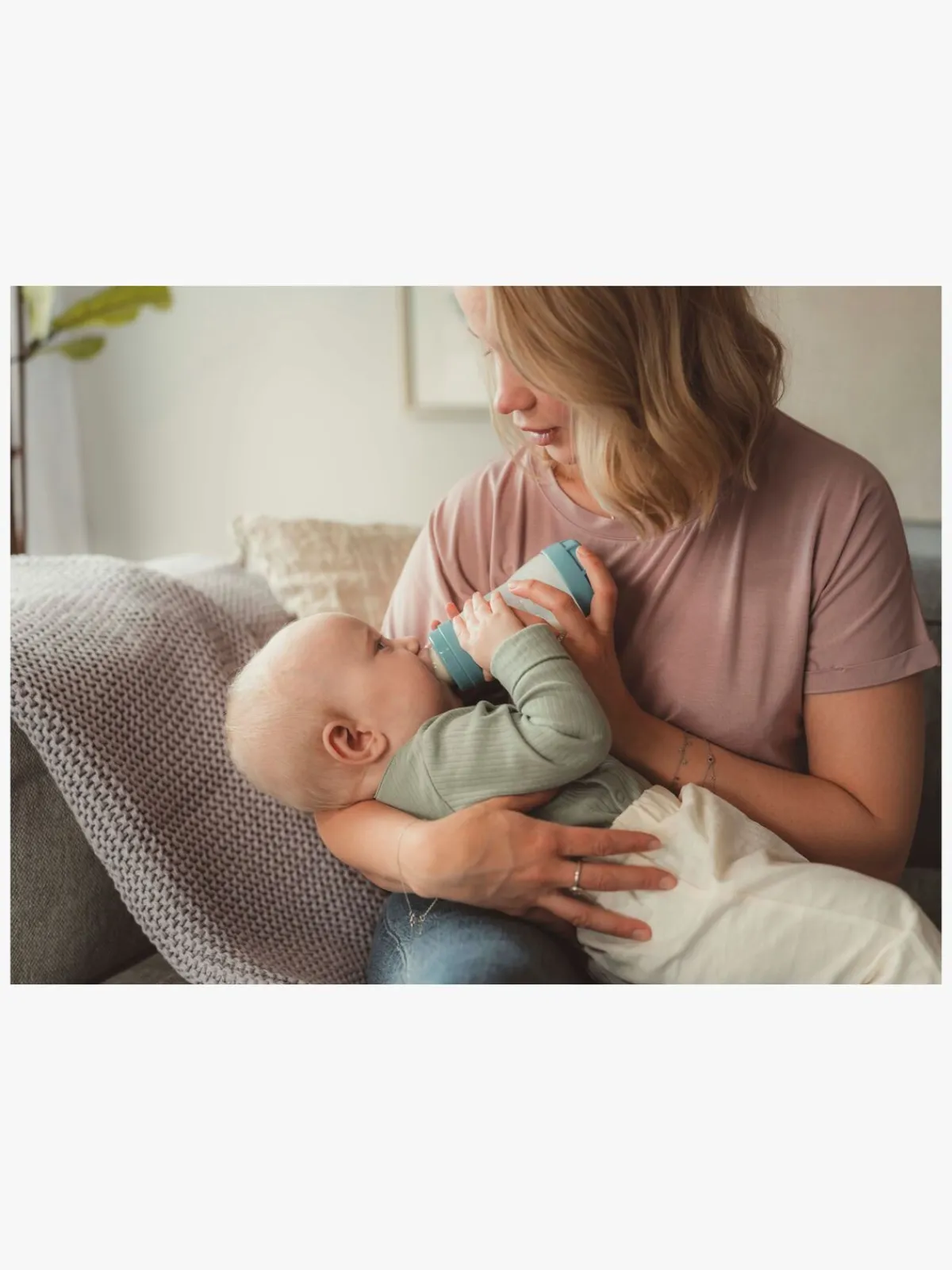 MAM Spisetid-Original Night Silikone Sutter 2-pak & Easy Start Sutteflaske Anti-kolik 260 ml, Blå