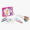 Kreativt Legetøj|Barbie Maped Creativ Akvarelsæt med Skabeloner