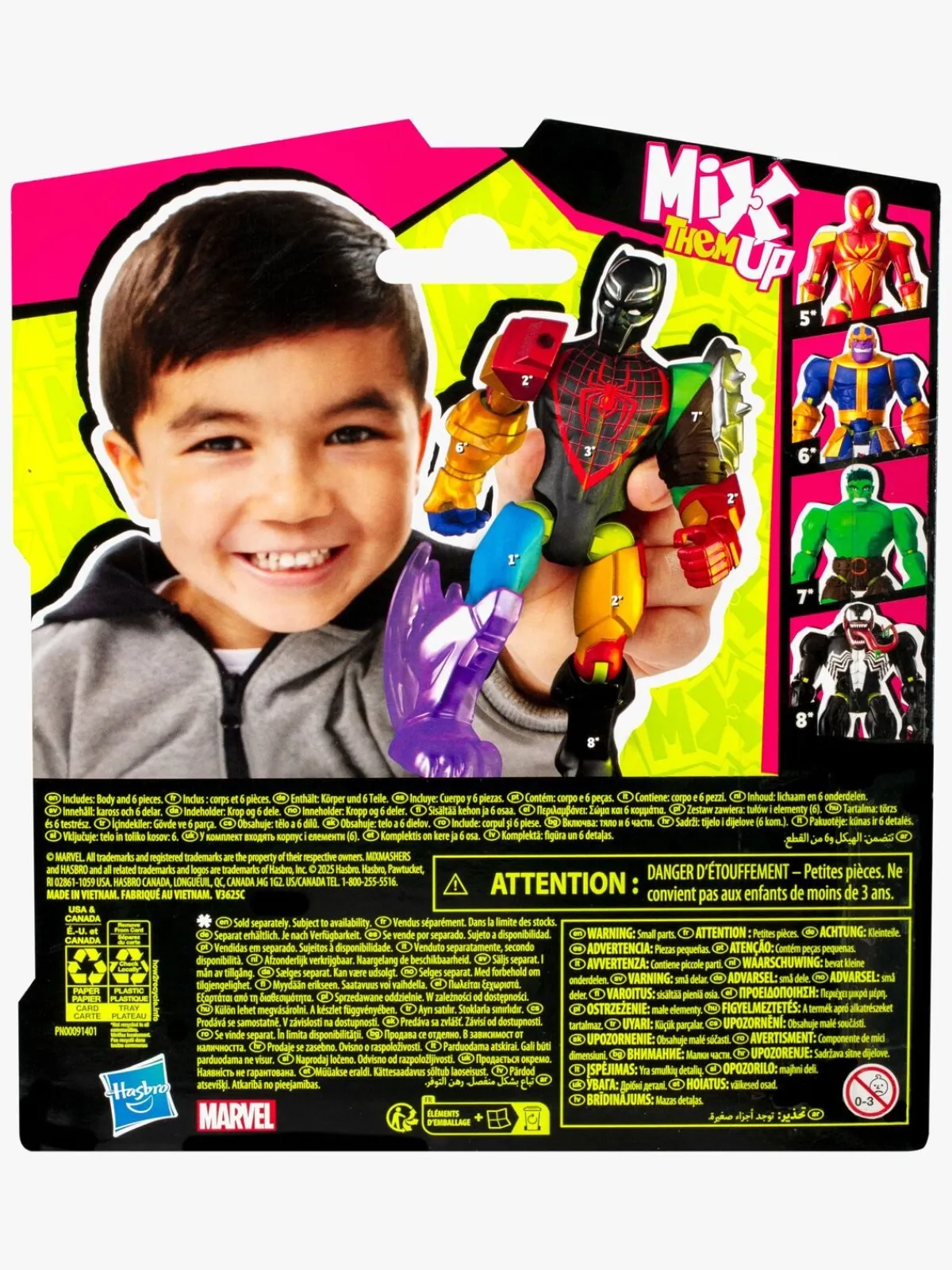 MarvelAvengers Legetøjsfigurer-Marvel Avengers Avengers Mixmashers Figur Black Panther