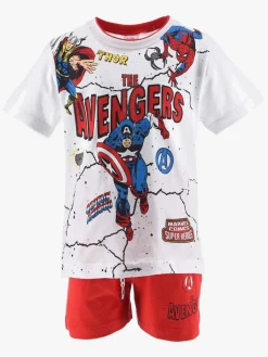 Børn MarvelAvengers Tøj- & Gavesæt-Marvel Avengers Classic Tøjsæt, Light Grey