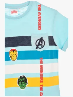 Børn MarvelAvengers Marvel Avengers Classic T-shirt, Light Blue