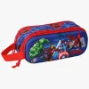 MarvelAvengers Kreativt Legetøj-Marvel Avengers 3D Dobbelt Penalhus, Blå