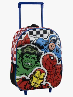 Børn MarvelAvengers Marvel Avengers 3D Trolley Kuffert, Checkered