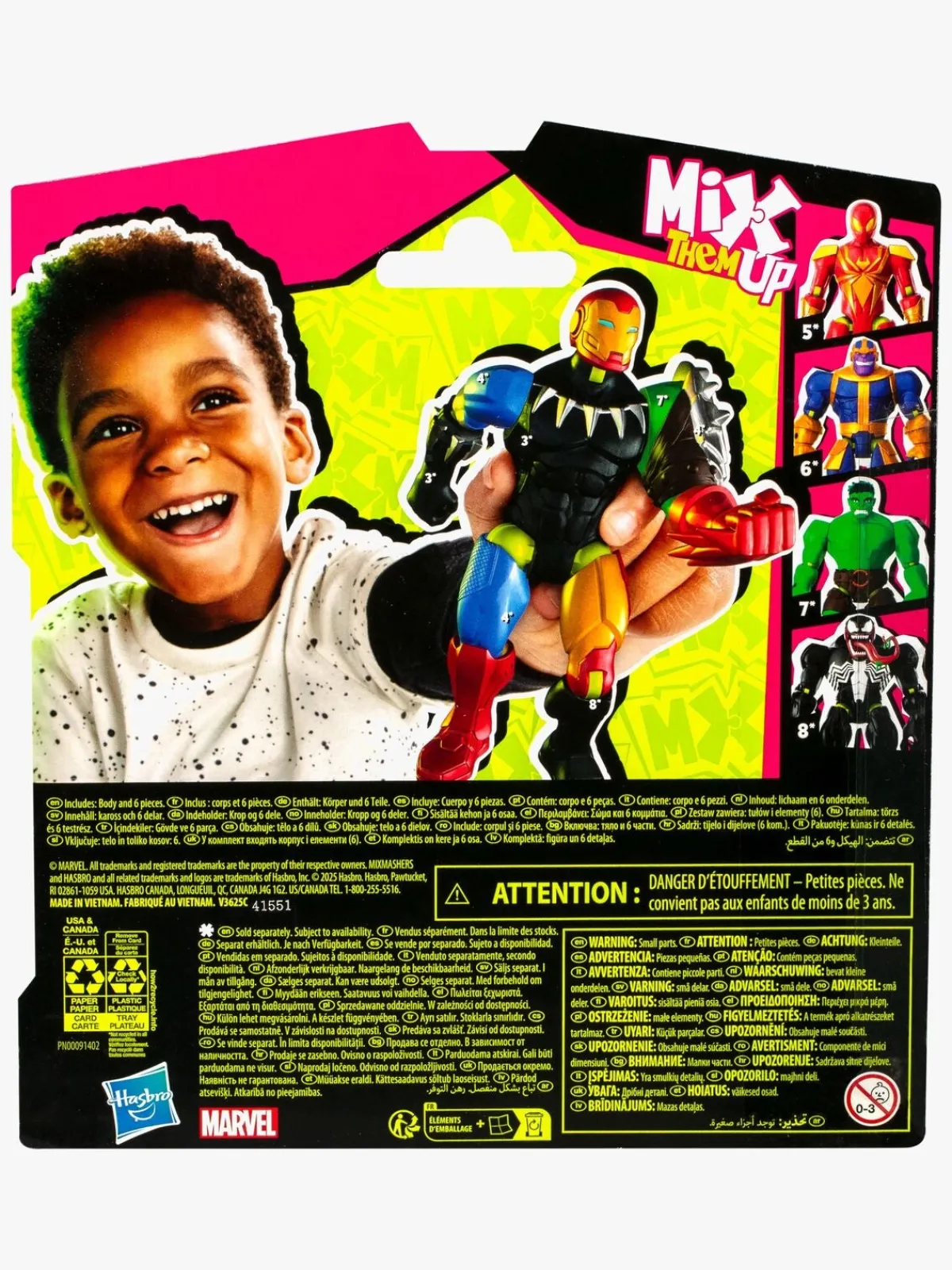 Legetøjsfigurer|MarvelAvengers Marvel Avengers Mixmashers Figur Iron Man Flerfarvet