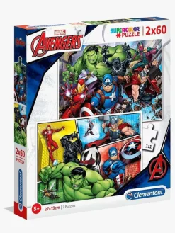 MarvelAvengers Marvel Avengers Puslespil 2x60 Brikker