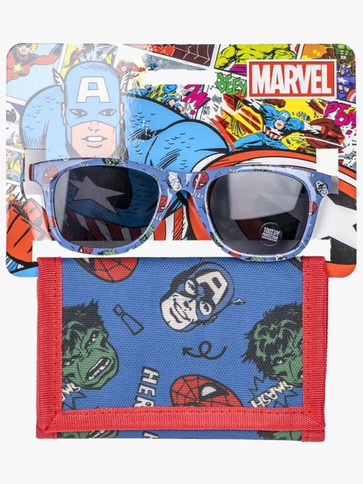 Børn MarvelAvengers Tilbehør-Marvel Avengers Solbriller & Tegnebog