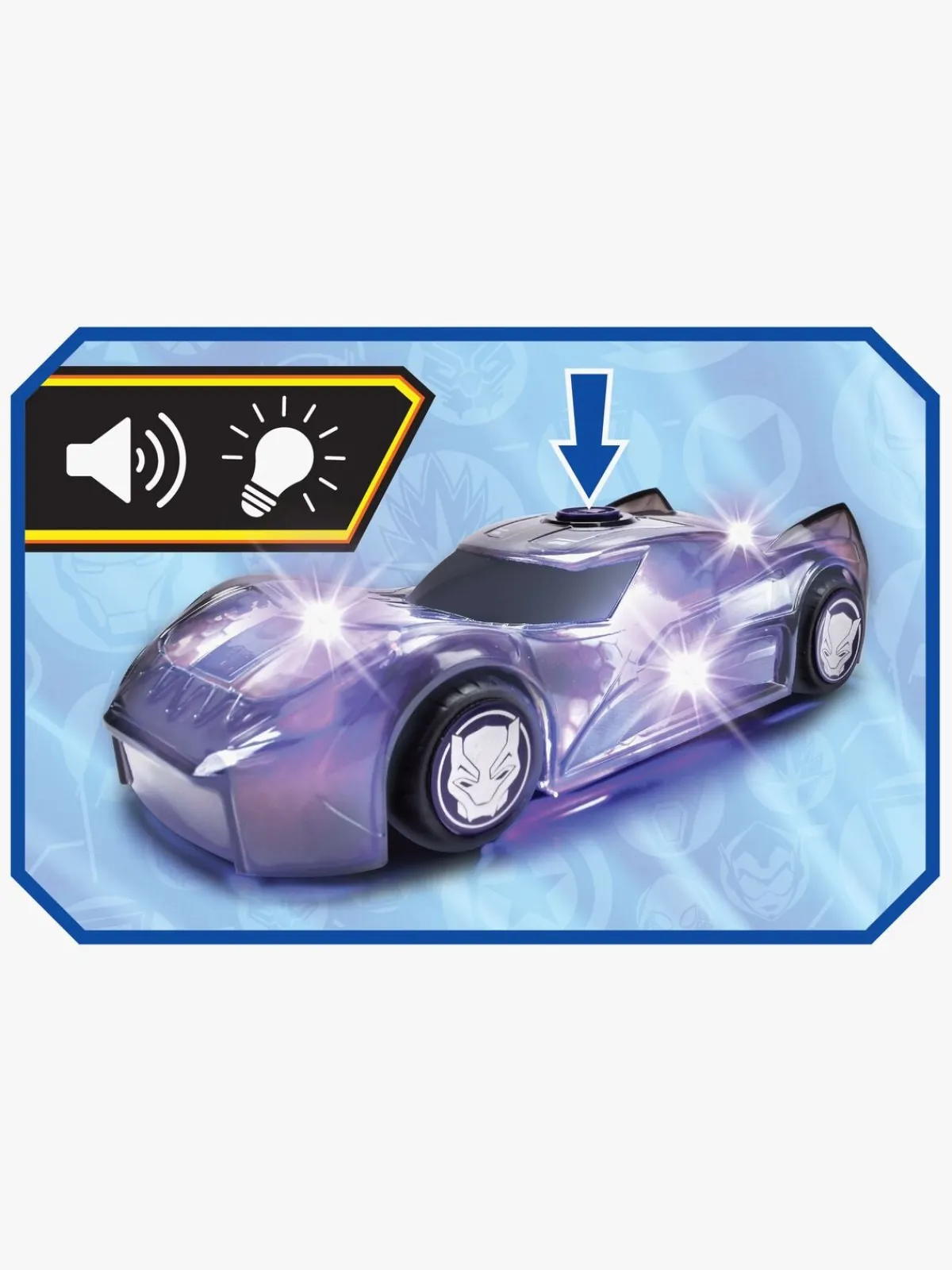 JadaToys Marvel Black Panther Light-Up Bil 1:32