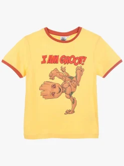 Børn Marvel Guardian of Galaxy T-shirt, Yellow