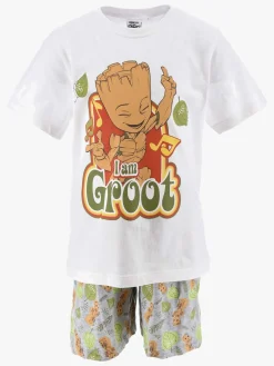 Nattøj|Marvel Guardians of the Galaxy Pyjamas, Hvid Hvid/Flerfarvet