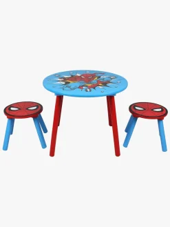 Børn MarvelSpiderMan Børnemøbler-Marvel Spider-Man Bord & Stole, Blå/rød