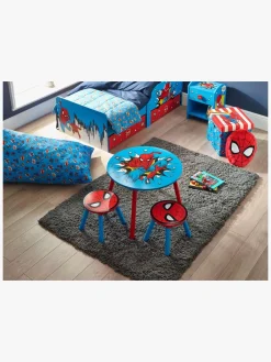 Børn MarvelSpiderMan Børnemøbler-Marvel Spider-Man Bord & Stole, Blå/rød
