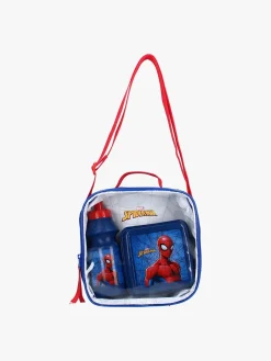 Spiderman Friluftsliv-Marvel Spider-Man Madkasse & Flaske Sæt, Blå