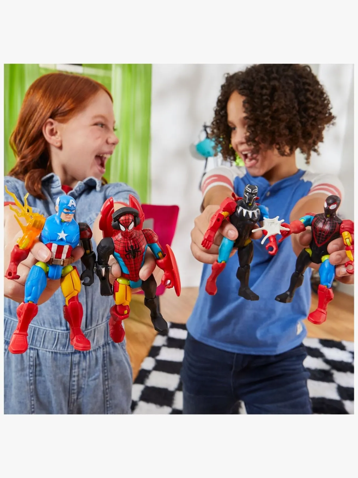 MarvelSpiderMan Legetøjsfigurer-Marvel Spider-Man Mixmashers Figur Iron Spider Delux