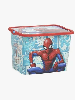 Børn MarvelSpiderMan Opbevaring-Marvel Spider-Man Opbevaringskasse Sæt 7l & 23l