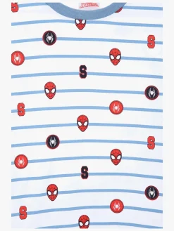 Børn MarvelSpiderMan Overdele-Marvel Spider-Man T-shirt, Blå