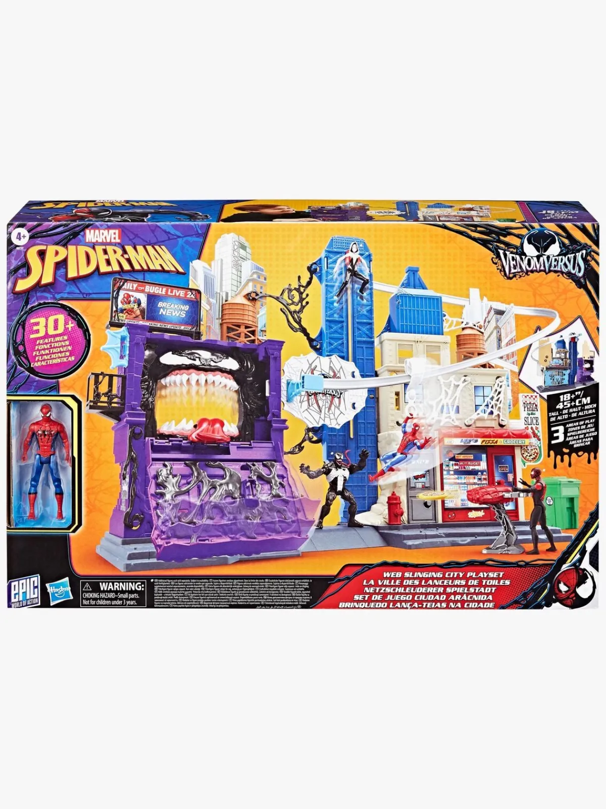 MarvelSpiderMan Marvel Spider-Man Venomversus Legesæt Web City Showdown