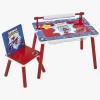 Børn SpideyandFriends Marvel Spidey & His Amazing Friends Skrivebord med Stol, Rød
