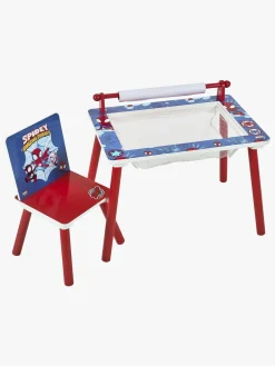 Børn SpideyandFriends Marvel Spidey & His Amazing Friends Skrivebord med Stol, Rød