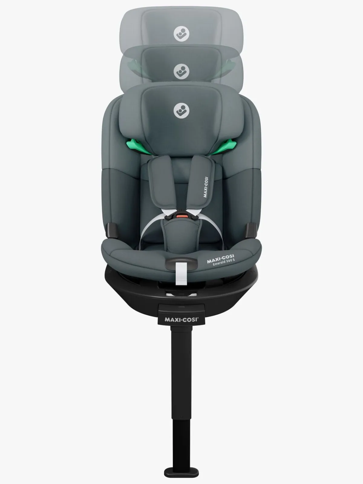 Autostole 9-36 Kg|MaxiCosi Maxi-Cosi Emerald 360 S Autostol, Tonal Graphite Grå