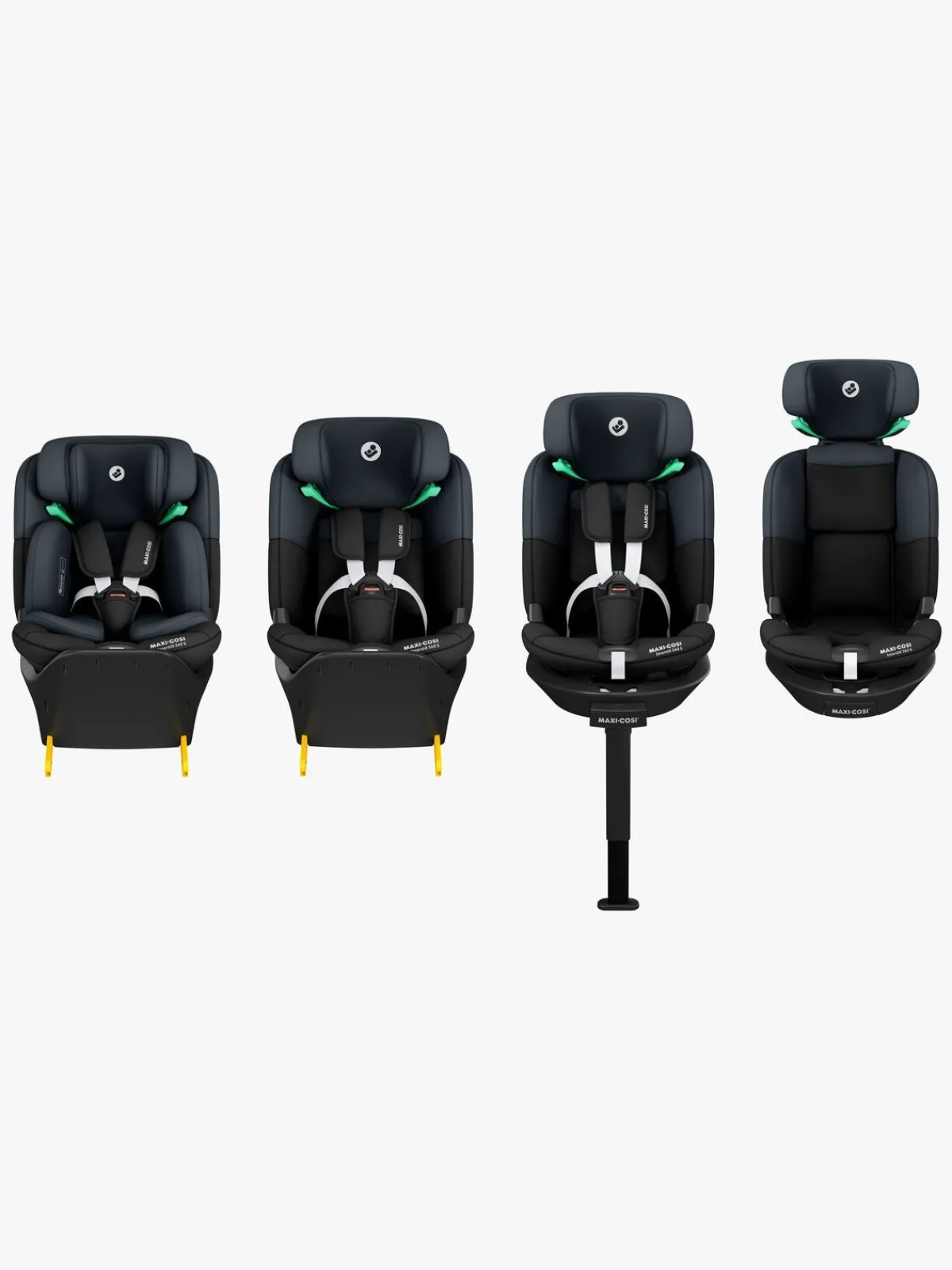 MaxiCosi Autostole 9-36 Kg-Maxi-Cosi Emerald 360 S Autostol, Tonal Black