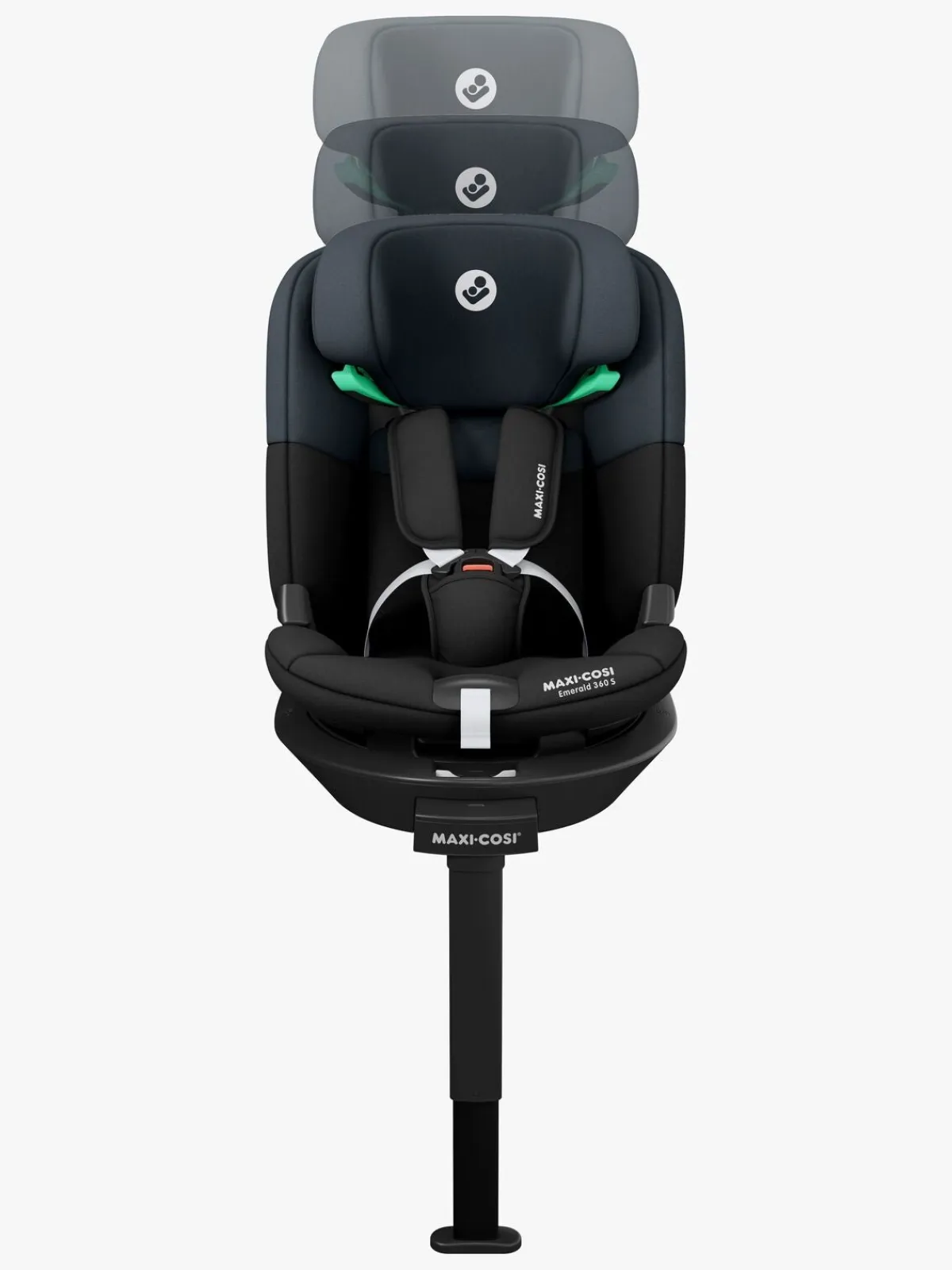 MaxiCosi Autostole 9-36 Kg-Maxi-Cosi Emerald 360 S Autostol, Tonal Black