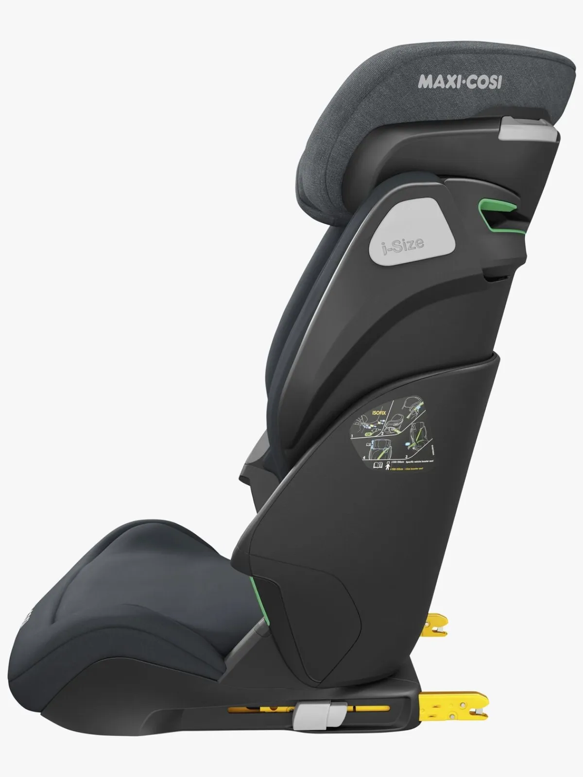 Autostole 15-36 Kg|MaxiCosi Maxi-Cosi Kore i-Size Autostol, Authentic Graphite Sort/Grå