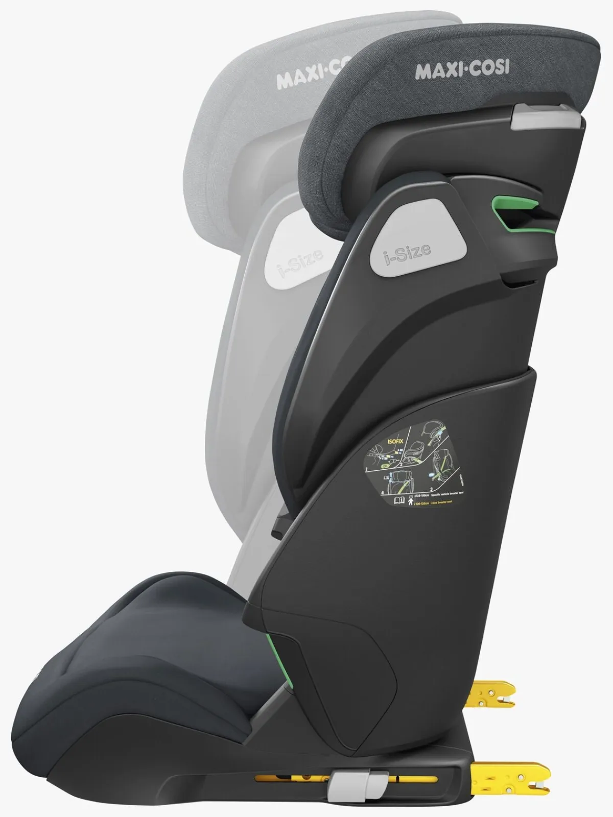 Autostole 15-36 Kg|MaxiCosi Maxi-Cosi Kore i-Size Autostol, Authentic Graphite Sort/Grå
