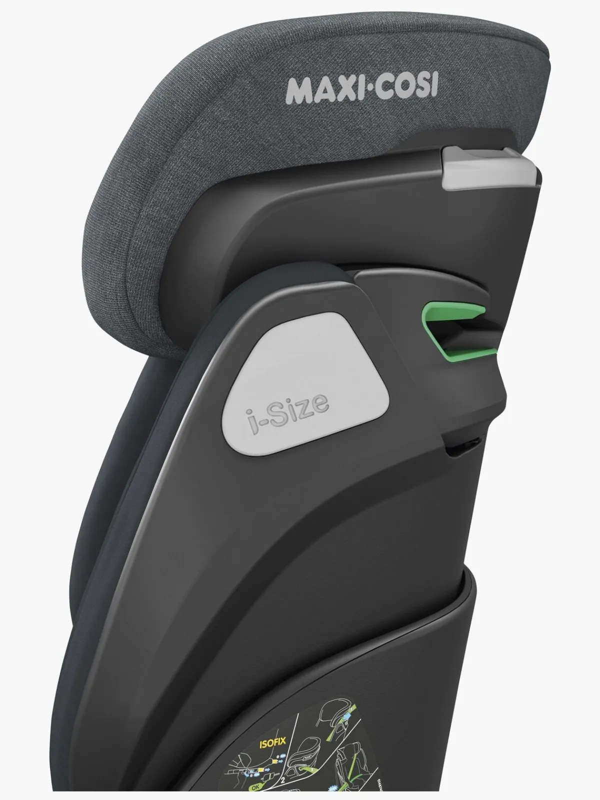 Autostole 15-36 Kg|MaxiCosi Maxi-Cosi Kore i-Size Autostol, Authentic Graphite Sort/Grå