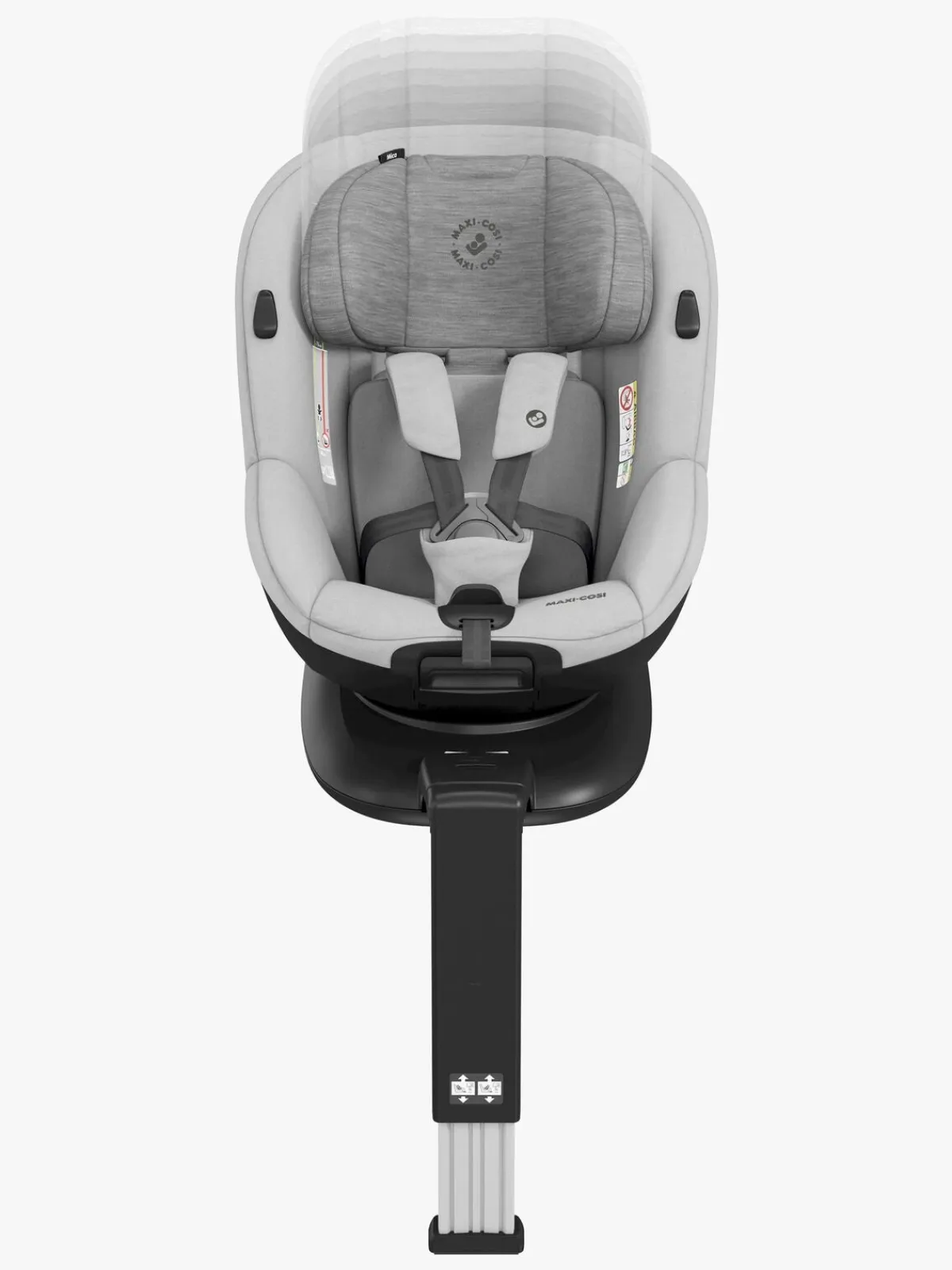 Autostole 9-36 Kg|MaxiCosi Maxi-Cosi Mica Autostol, Authentic Grey
