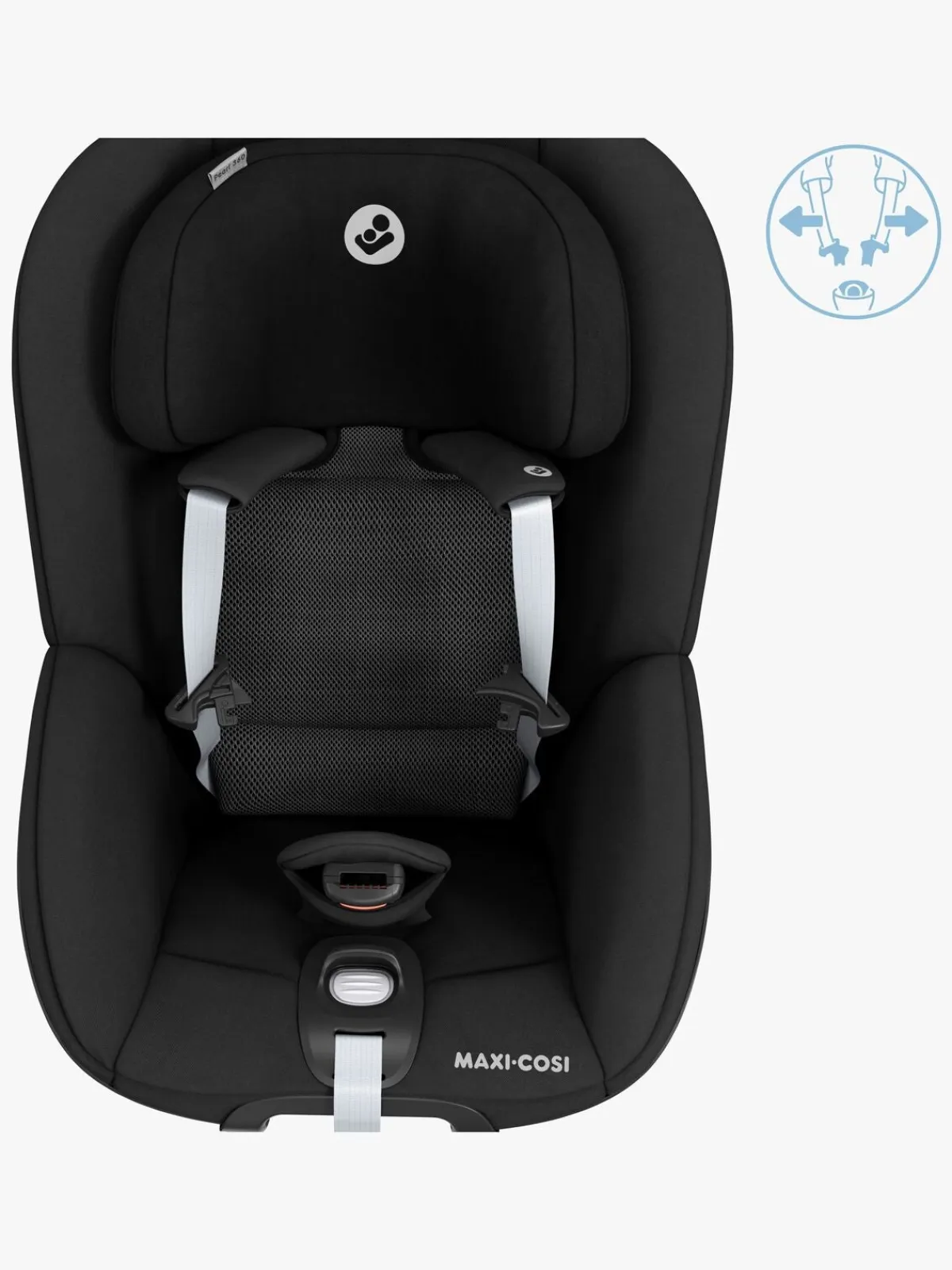 MaxiCosi Maxi-Cosi Pearl 360 Autostol, Authentic Black