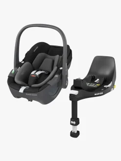 MaxiCosi Autostole 0-13 Kg-Maxi-Cosi Pebble 360 Autostol Baby inkl. FamilyFix 360 Base, Essential Black