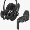 MaxiCosi Autostolspakker-Maxi-Cosi Pebble Pro i-Size Autostol Baby Inkl. Family Fix 3 Base, Essential Black