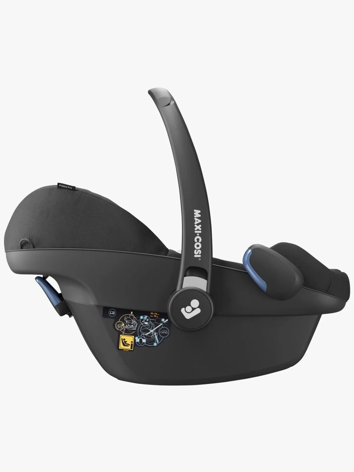 MaxiCosi Autostole 0-13 Kg-Maxi-Cosi Pebble Pro i-Size Autostol Baby, Essential Black