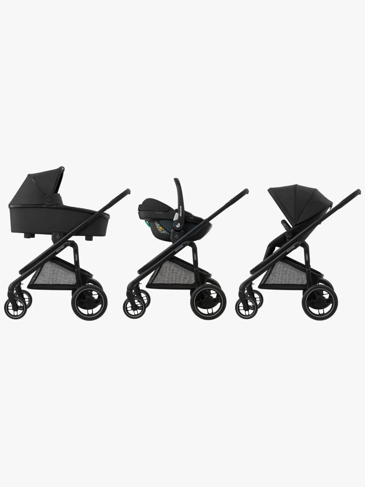 MaxiCosi Duo- & Kombivogne-Maxi-Cosi Plaza+ Duovogn, Essential Black