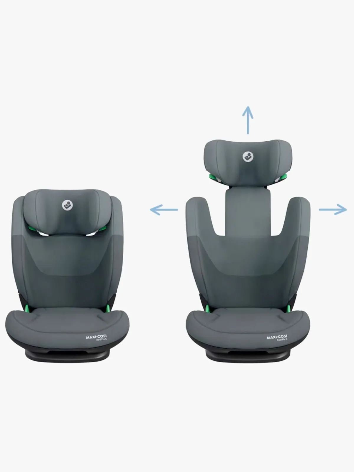 Autostole 15-36 Kg|MaxiCosi Maxi-Cosi RodiFix S i-Size Autostol, Tonal Graphite Grå