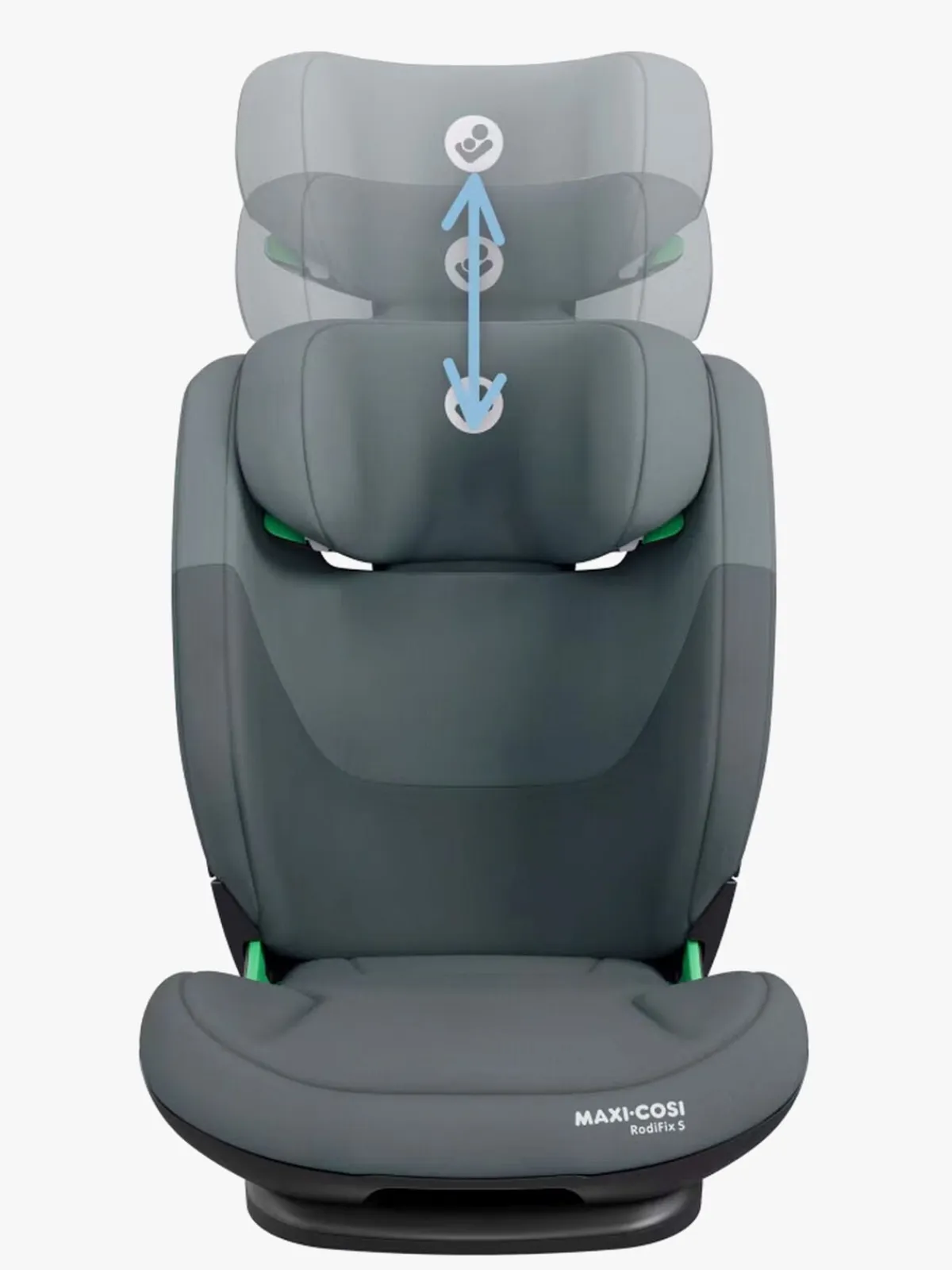 Autostole 15-36 Kg|MaxiCosi Maxi-Cosi RodiFix S i-Size Autostol, Tonal Graphite Grå
