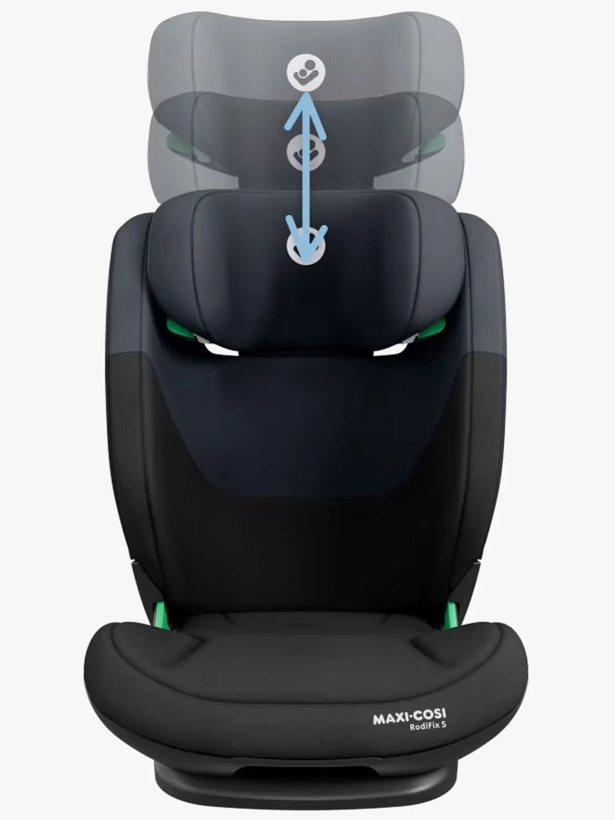 Autostole 15-36 Kg|MaxiCosi Maxi-Cosi RodiFix S i-Size Autostol, Tonal Black Sort