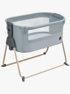 Børn MaxiCosi Maxi-Cosi Tori Beyond Bedside Crib, Grey Eco