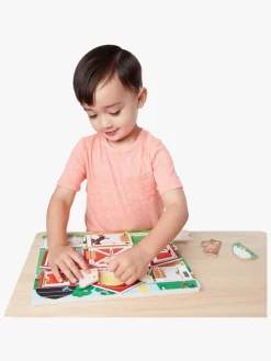 Spil & Puslespil|MelissaDoug Melissa & Doug Bondegård m. Låger Flerfarvet