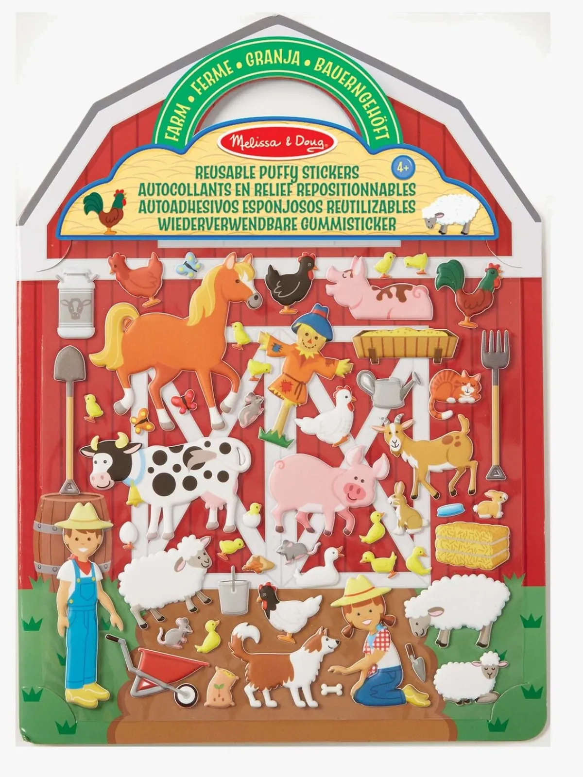 MelissaDoug Melissa & Doug Klistermærkebog Bondegård 52 Stk.