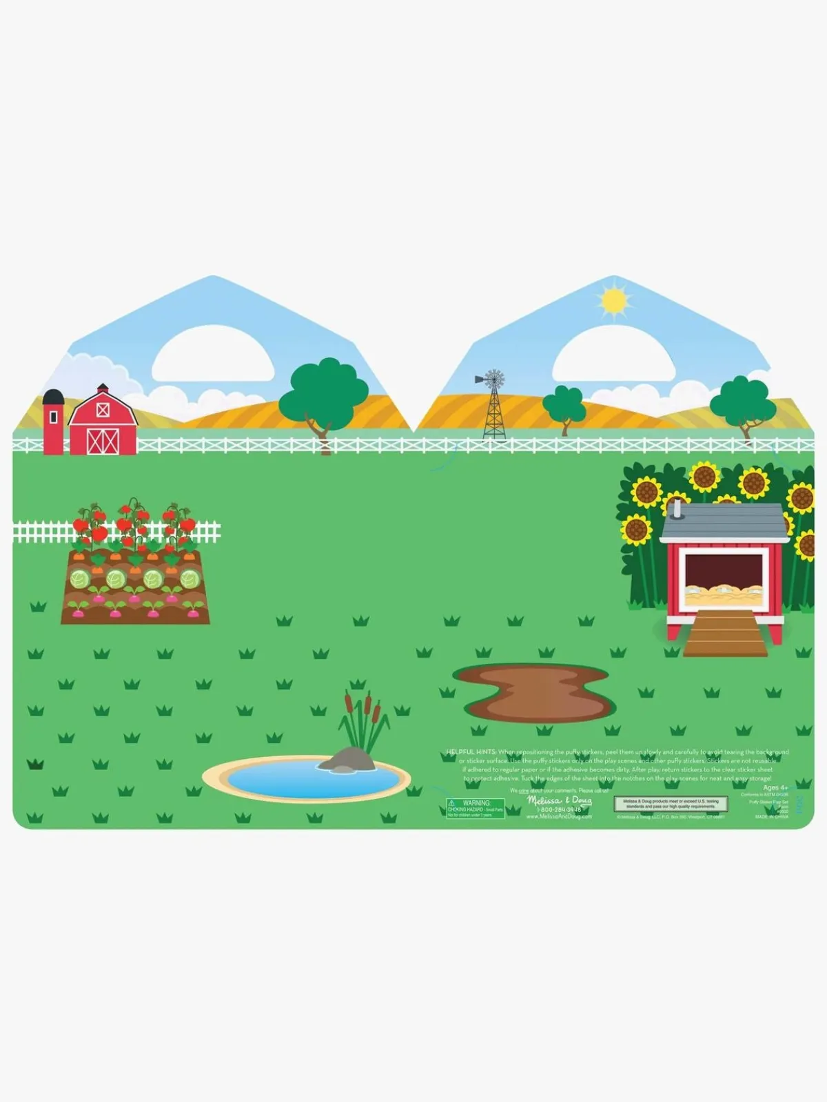 MelissaDoug Melissa & Doug Klistermærkebog Bondegård 52 Stk.