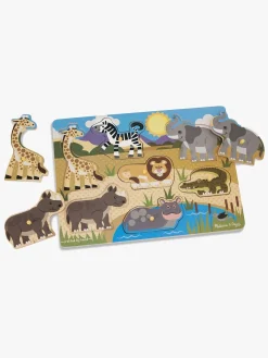MelissaDoug Melissa & Doug Knoppuslespil Safari 7 Brikker