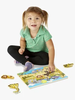 MelissaDoug Melissa & Doug Knoppuslespil Safari 7 Brikker