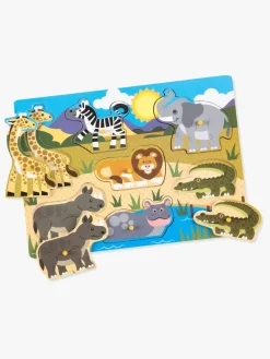 MelissaDoug Melissa & Doug Knoppuslespil Safari 7 Brikker