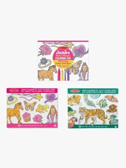 MelissaDoug Melissa & Doug Malebøger Sæt - Princess, Animals og Multi-theme