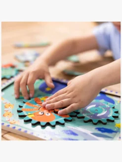 Spil & Puslespil|MelissaDoug Melissa & Doug Puslespil med Tandhjul Havtema 18 Brikker