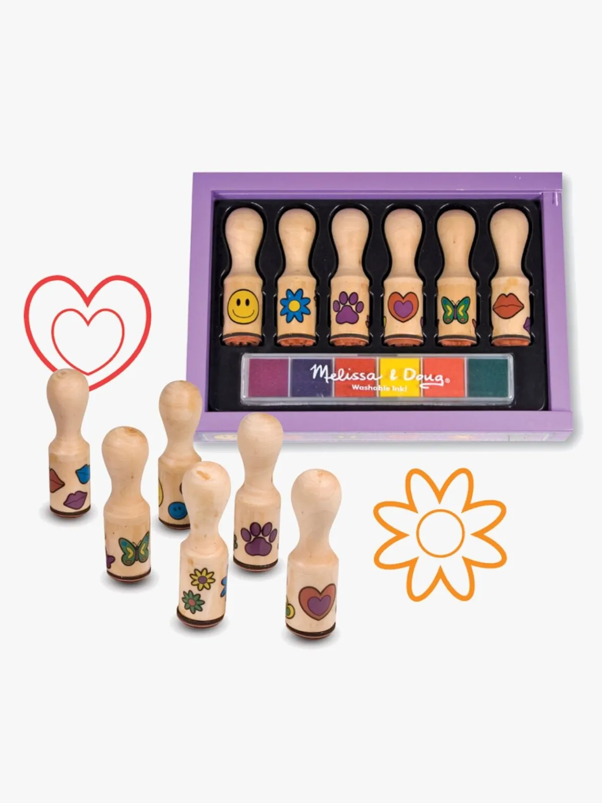 MelissaDoug Melissa & Doug Stempelsæt Glad