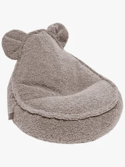 Børn Meowbaby Bearly Sækkestol Teddy, Lysegrå